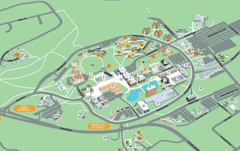 Campus maps Massey University